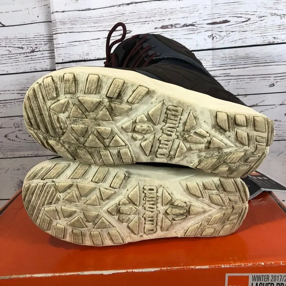 THIRTYTWO LASHED 2017-2018 SNOWBOARD MENS BOOTS BROWN size 8